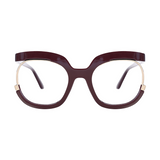 Simple  Geometric Full frame  Acetate Eyeglasses