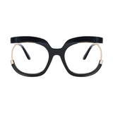 Simple  Geometric Full frame  Acetate Eyeglasses