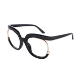 Simple  Geometric Full frame  Acetate Eyeglasses