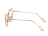 Aileen Cateye Full frame Metal Eyeglasses - Famool