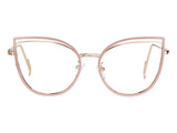 Aileen Cateye Full frame Metal Eyeglasses - Famool