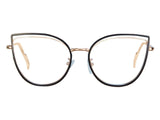 Aileen Cateye Full frame Metal Eyeglasses - Famool