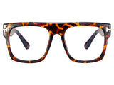 Adama Rectangle Full frame Acetate Eyeglasses - Famool