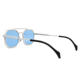 Uan Geometric Full frame Metal Sunglasses