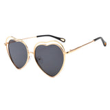 Eleanor Heart-shaped Full frame Metal Sunglasses