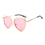 Eleanor Heart-shaped Full frame Metal Sunglasses