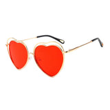 Eleanor Heart-shaped Full frame Metal Sunglasses