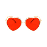 Eleanor Heart-shaped Full frame Metal Sunglasses