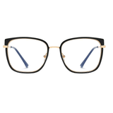 Edwina  Oval Full frame Metal Eyeglasses - Famool