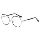 Kandice Geometric Full frame Metal Eyeglasses - Famool