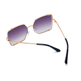 Isabelle Geometric Full frame Metal Sunglasses - Famool