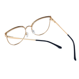 Susan Cateye Full frame Metal Eyeglasses - Famool