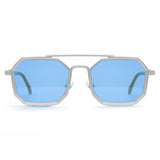 Uan Geometric Full frame Metal Sunglasses