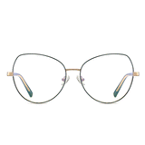 Nancy  Cateye Full frame Metal Eyeglasses - Famool