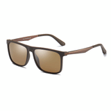 Jason Rectangle Full frame TR90 Driving Sunglasses - Famool