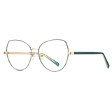 Nancy  Cateye Full frame Metal Eyeglasses - Famool