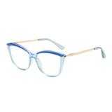 Jacqueline Rectangle Full frame TR90 Eyeglasses - Famool