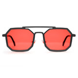 Uan Geometric Full frame Metal Sunglasses