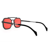 Uan Geometric Full frame Metal Sunglasses