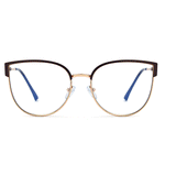 Susan Cateye Full frame Metal Eyeglasses - Famool