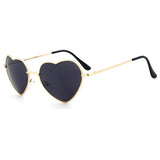 Luciana Heart-shaped Full frame Metal Sunglasses