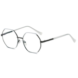 Kandice Geometric Full frame Metal Eyeglasses - Famool