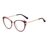 Annabelle Cateye Full frame TR90 Eyeglasses - Famool