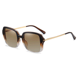 Lynn Geometric Full frame TR90 Clip on Sunglasses - Famool