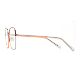 Enid Geometric Full frame Metal Eyeglasses - Famool