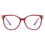 Betty Oval Full frame TR90 Eyeglasses - Famool