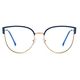 Susan Cateye Full frame Metal Eyeglasses - Famool