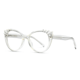 Eleanor  Oval Full frame TR90 Eyeglasses - Famool