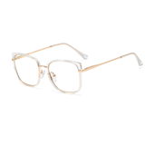 Edwina  Oval Full frame Metal Eyeglasses - Famool