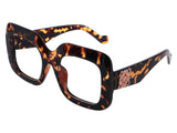 Fannie Geometric Full frame Acetate Eyeglasses - Famool