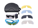 Troy Rectangle Acetate Sport Sunglasses Kit