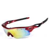 Aerial Rectangle Acetate Cycling Sport Sunglasses Kit