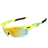 Aerial Rectangle Acetate Cycling Sport Sunglasses Kit