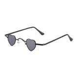 Durlarc Heart-shaped Full frame Metal Sunglasses