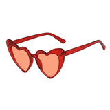 Cersei Heart-shaped Full frame Metal Sunglasses