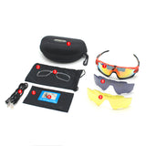 Dwight Rectangle Full frame Acetate Cycling Sport Sunglasses Kit