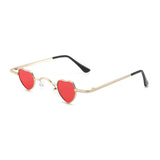 Durlarc Heart-shaped Full frame Metal Sunglasses