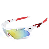 Aerial Rectangle Acetate Cycling Sport Sunglasses Kit