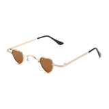 Durlarc Heart-shaped Full frame Metal Sunglasses